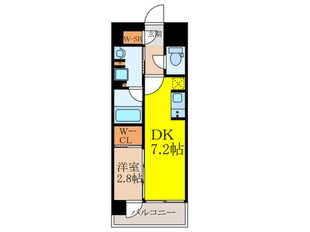 COMFORIA LIV SHIN OSAKA Qの物件間取画像